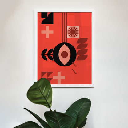 Vintage Art Composition Poster - Bauhaus