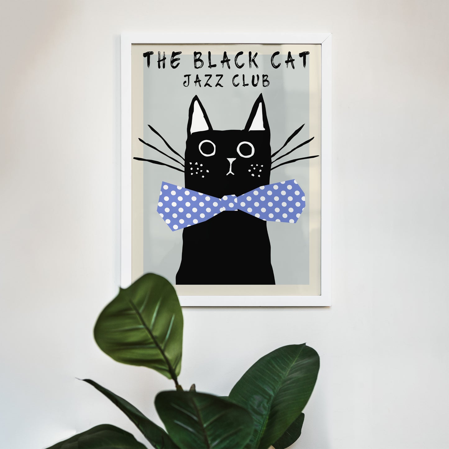 Black Cat - Jazz Club Poster